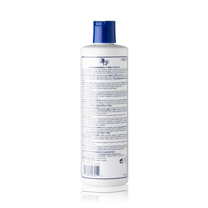 Back of branded Mane 'n Tail 12 Ounce Original Mane 'n Tail and Body Shampoo. On a white background