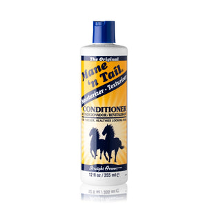 Front of branded Mane 'n Tail 12 Ounce Original Mane 'n Tail Conditioner. On a white background.